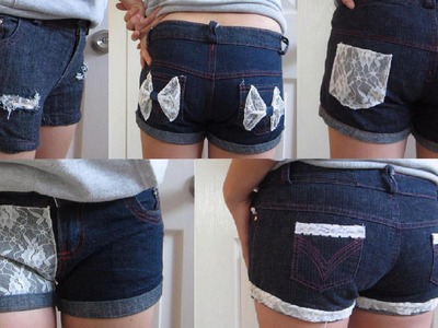 ✂ DIY: Customizable Lace Shorts