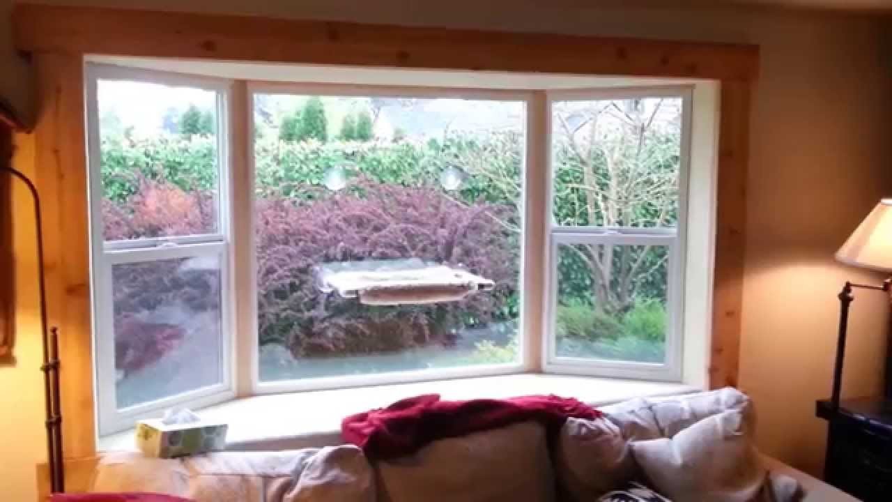Finish Cedar Trim on Inside of How to Install a Bay Window Series with Jim