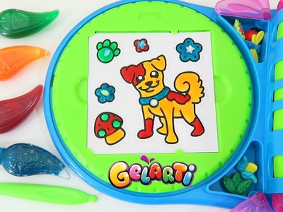 Gelarti Designer Studio Playset Part 2 | Paint and Decorate Your Own Peel Off Stickers!