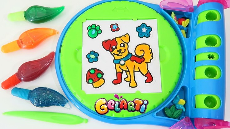 Gelarti Designer Studio Playset Part 2 | Paint and Decorate Your Own Peel Off Stickers!
