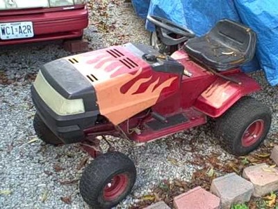 How I built a racing lawn mower