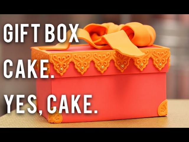 How to Cake… A Gift Box Cake - Chocolate Cake and Fondant!