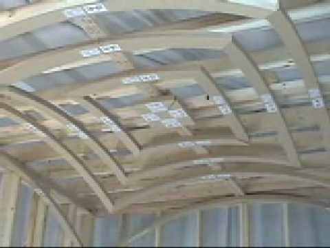 How to install a groin vault ceiling
