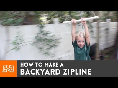 How to make a backyard zipline