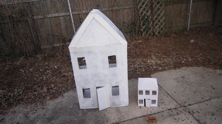 How to make a cardboard house with recycled materials - EP
