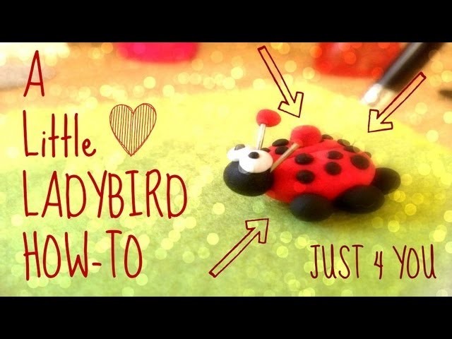 How to make a ladybird out of clay