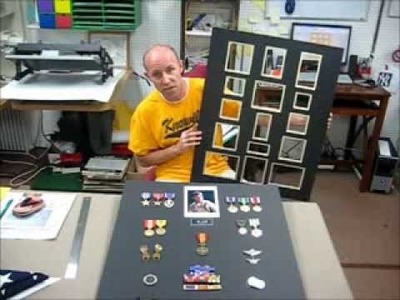 How To Make A Military Shadow Box - Retirement Shadow Boxes