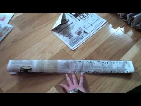 How to make a skirt out of newspaper