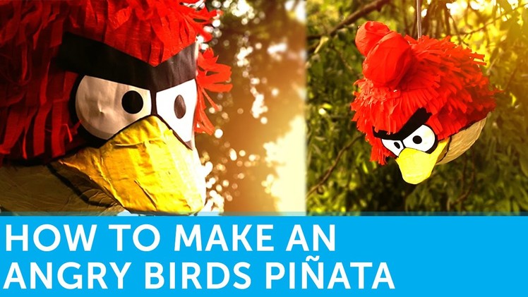 How To Make An Angry Birds Piñata | Paper Mache Tutorial By Solopress