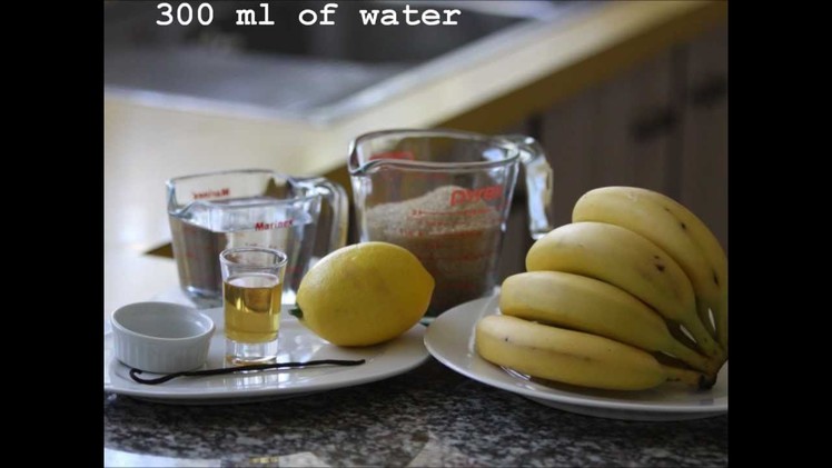 How to make Banana Jam (with rum)