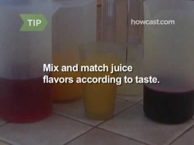 How to Make Fruit Punch