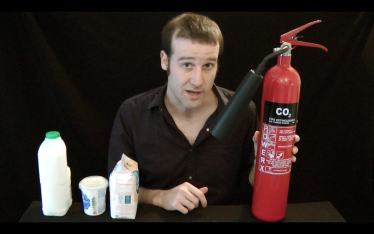 How to make Instant Icecream using a Fire Extinguisher