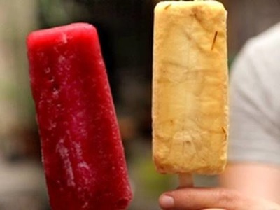 How To Make Refreshing Summer Ice Pops: Strawberry-Mint Ice Pops & Kulfi