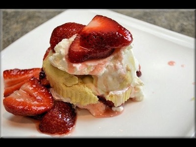 How to Make Strawberry Shortcake & Homemade Whipped Cream - COOKwithAPRIL