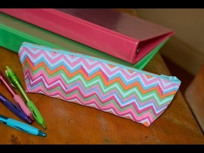How to Sew a Pencil Case