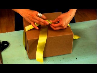 How to Tie a Bow with Ribbon