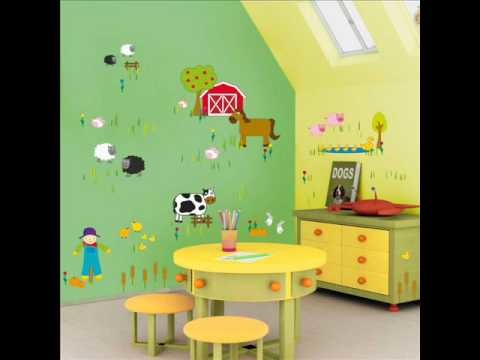 Kids wall stickers: Ideas for decorating a baby boy room