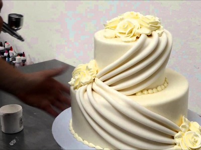 Make Wedding cakes with Roses