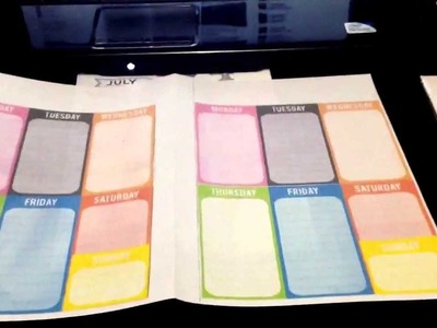 Make your own weekly pages for your Filofax
