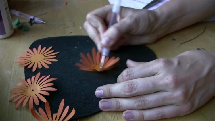 Mary's Corner: Paper Chrysanthemum Pumpkin Project
