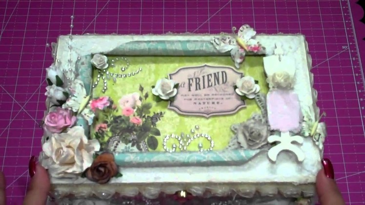 My Altered Cigar Box for the FABULOUS Miss Jade's Secret Squirrel Cigar Box Swap