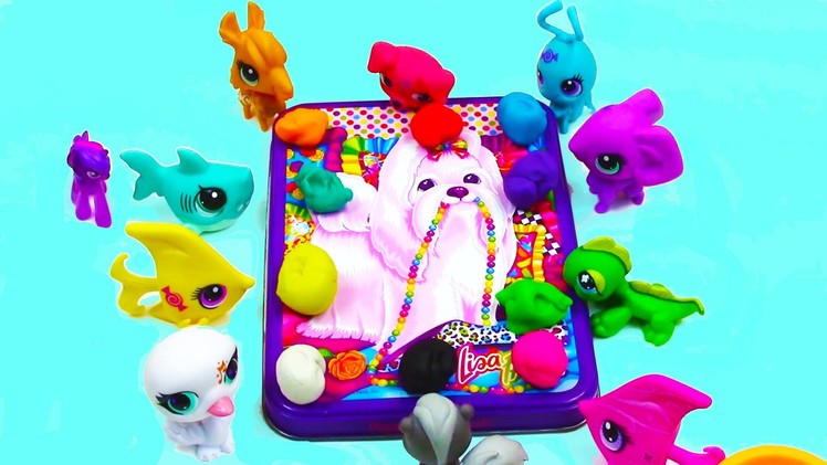 My Little Pony Twilight Sparkle's Art Class Littlest Pet Shop Play Doh MLP Video Play