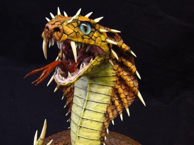 Naga-Paper Mache Dragon Snake!