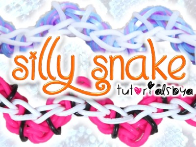 NEW Silly Snake Rainbow Loom Bracelet Tutorial | How To