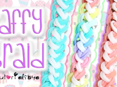 NEW Taffy Braid Rainbow Loom Bracelet Tutorial | How To