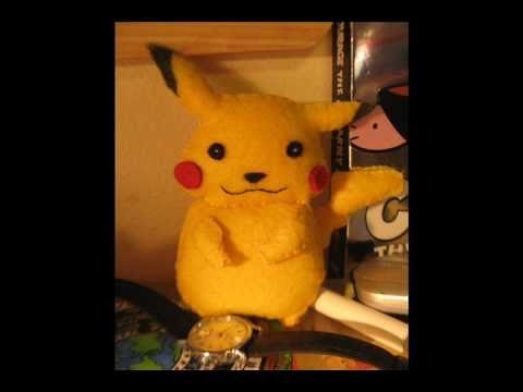 Pikachu Simple Felt Plush Tutorial