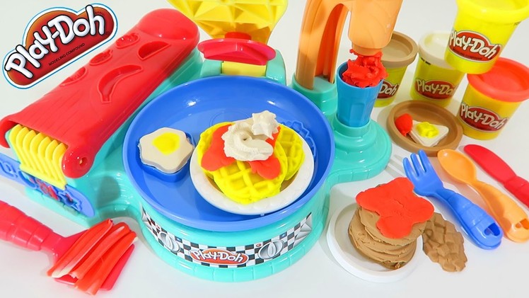 Play Doh Flip 'N Serve Breakfast Playset Play Dough Toy Unboxing & Review!