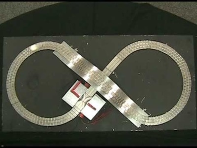 Superconducting Magnetic Levitation (MagLev) on a Magnetic Track