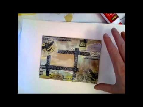 Tutorial - Let's use some scraps and create some Mail Art