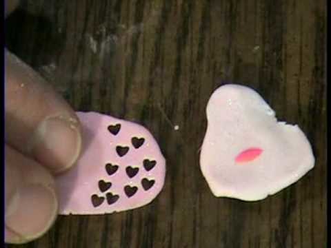 Valentine Hearts in Polymer Clay (How to make) by Garden of Imagination