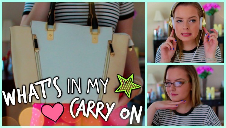 What's In My Carry On Bag?! My Traveling Essentials