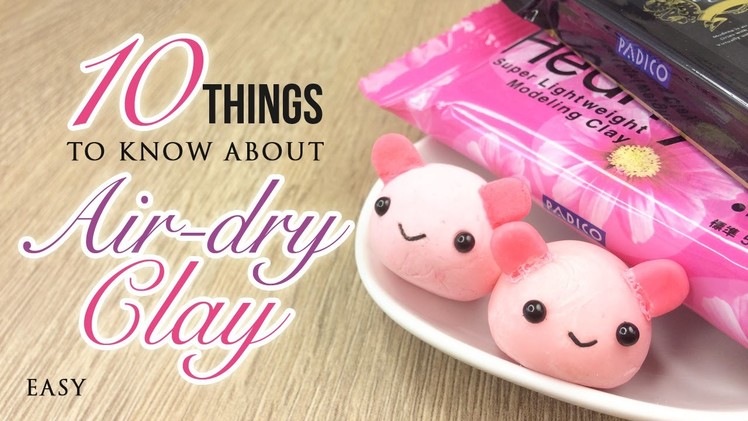 10 Things You Must Know About Air-dry Clay