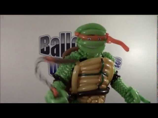 Balloon Turtle Costume with Balloon Distractions