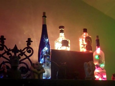 Bar lights from wine bottles Destiny Design