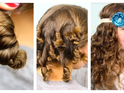 Cocoon Curls | Easy No-Heat Curls | Cute Girls Hairstyles