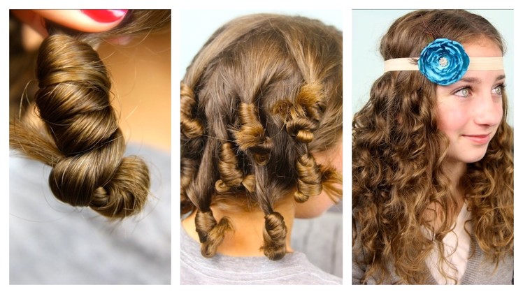 Cocoon Curls | Easy No-Heat Curls | Cute Girls Hairstyles