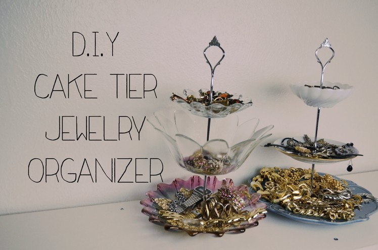D.I.Y Cake Tier Jewelry Organizer