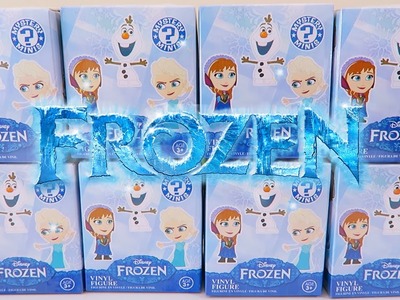 Disney Frozen Mystery Minis Vinyl Figures with Queen Elsa Anna Olaf Surprise Toys!