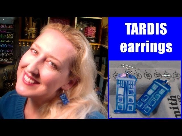Doctor Who TARDIS earrings
