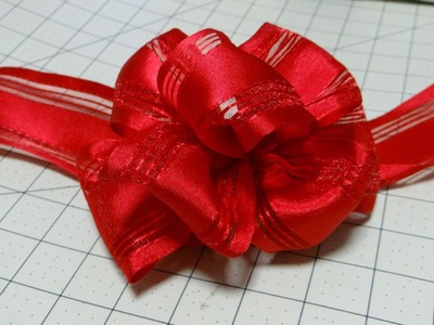 Easy Bow Using Wire-Edge Ribbon Instructional