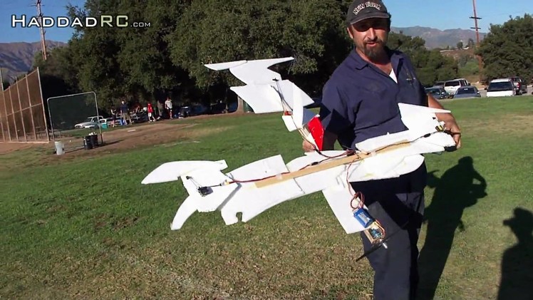 Frankenstein RC plane made out of left over foam pieces