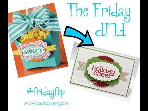 Friday Flip - How to Make A Gift Card Holder