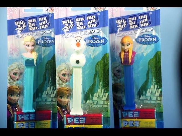 Frozen Pez Candy & Dispenser Review: Disney Elsa, Anna& Olaf