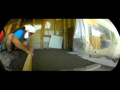 HOW  DO  FLOOR LIFT AND LEVEL WITH CONCRETE  by RASTA TILE MAN