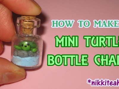 How to Make a Mini Turtle Bottle Charm (Polymer Clay)