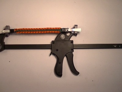 How to make a Paracord Jig Using 12 in. Ratchet Bar Clamp.Spreader